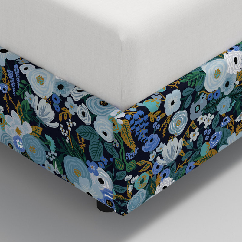 Hampton Bed In Garden Party Blue, King, Garden Party Blue