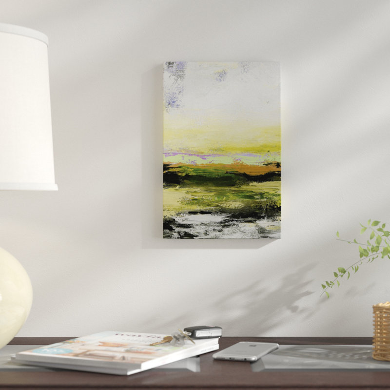« abstract landscape xiv », impression sur toile, H 60 po x l 40po x P 1,5 po, Toile tendue, Pas de tapis