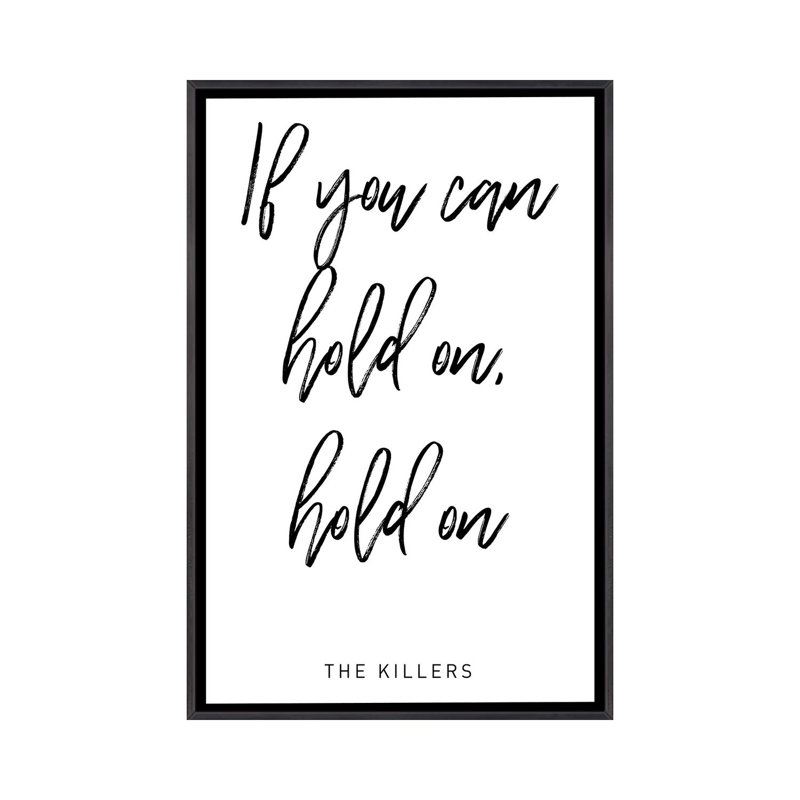 All All Things I'm Done - impression d'art textuel, Pas de tapis, H 60 po x l 40po x P 1,5 po, Toile avec cadre noir patiné