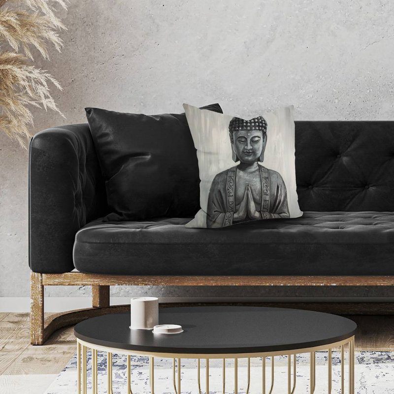 Buddha - 18"x18" Throw pillow cover - Poly twill - Print on demand