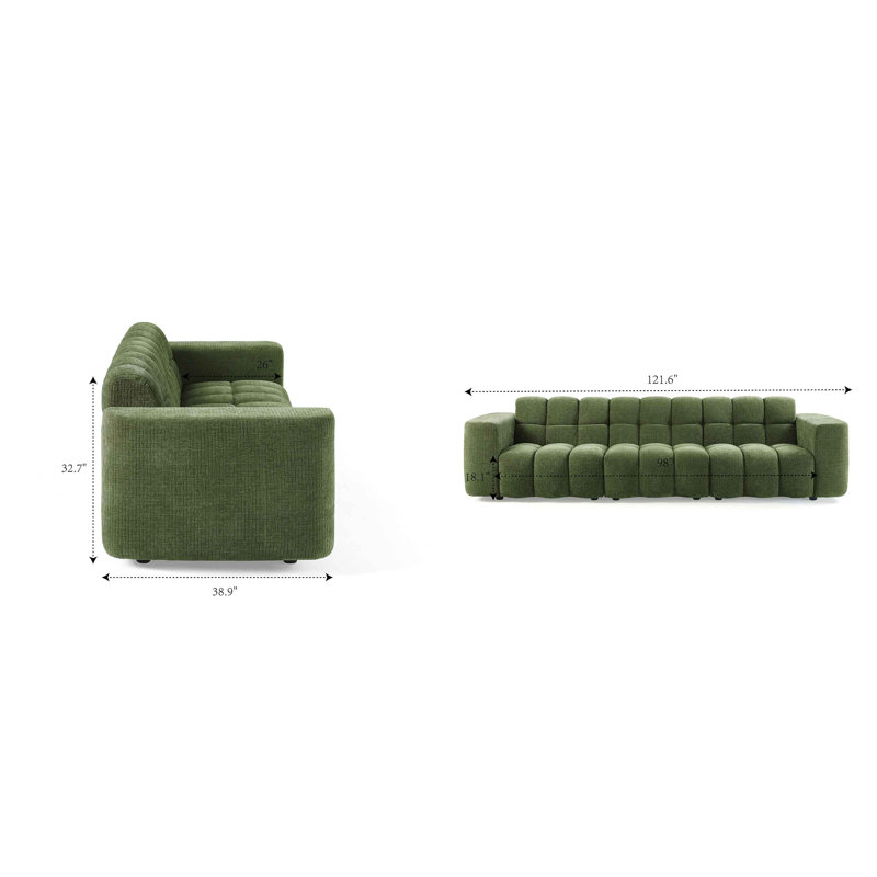 Canapé Jozwiak Minimore, Vert