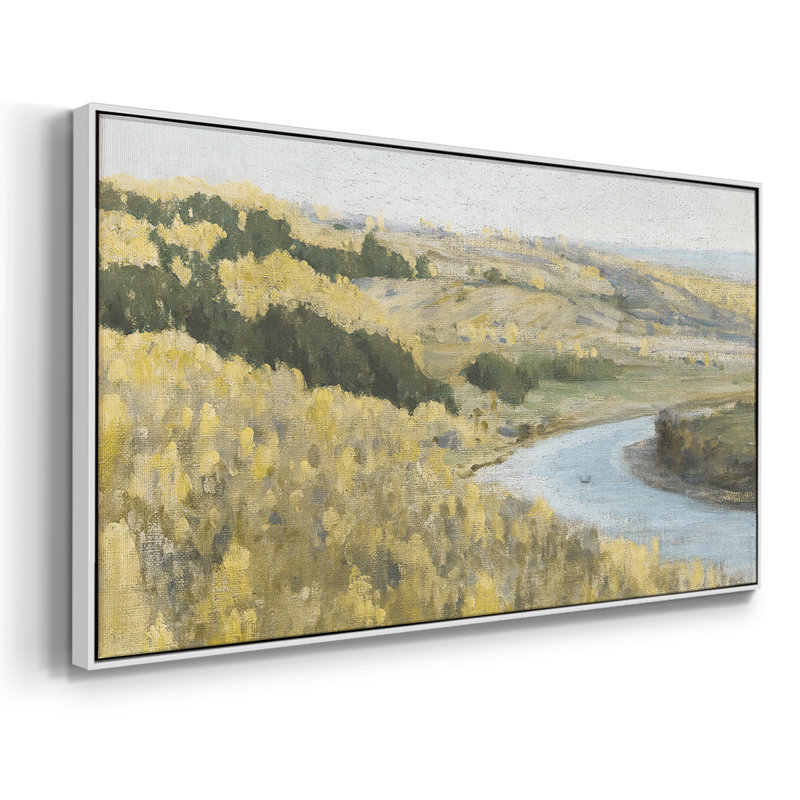 Série paysage - CMV III - Toile tendue avec châssis encadré - Prêt à être accroché, 25" H x 49" W, Blanc