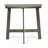 Outdoor Half-Round Folding Acacia Wood Bistro Table, Grey Finish-959277428