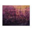 Dreamscape champ de lavande foncé - Art mural en bois de lavande - sur bois de pin naturel-715609966