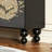 Solid Wood Entryway Cabinet with Artistic Design