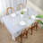Rectangle Lace Vinyl Tablecloth