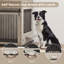 Large Dog Crate Furniture with Drawer Storage, Sliding Doors, Rotating Bowls-914964205