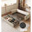 Minimalist Modern Solid Wood Linen Blend Extendable Storage Living Room Sofa-1618346807