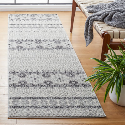 Tapis gris anthracite/gris sud-ouest Shackleford