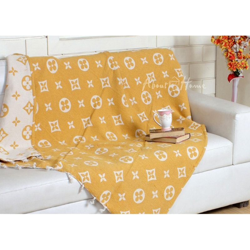 Abstract Blanket, Mustard