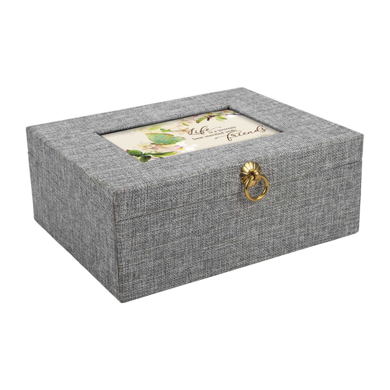 Boîte à souvenirs en tissu Lashari