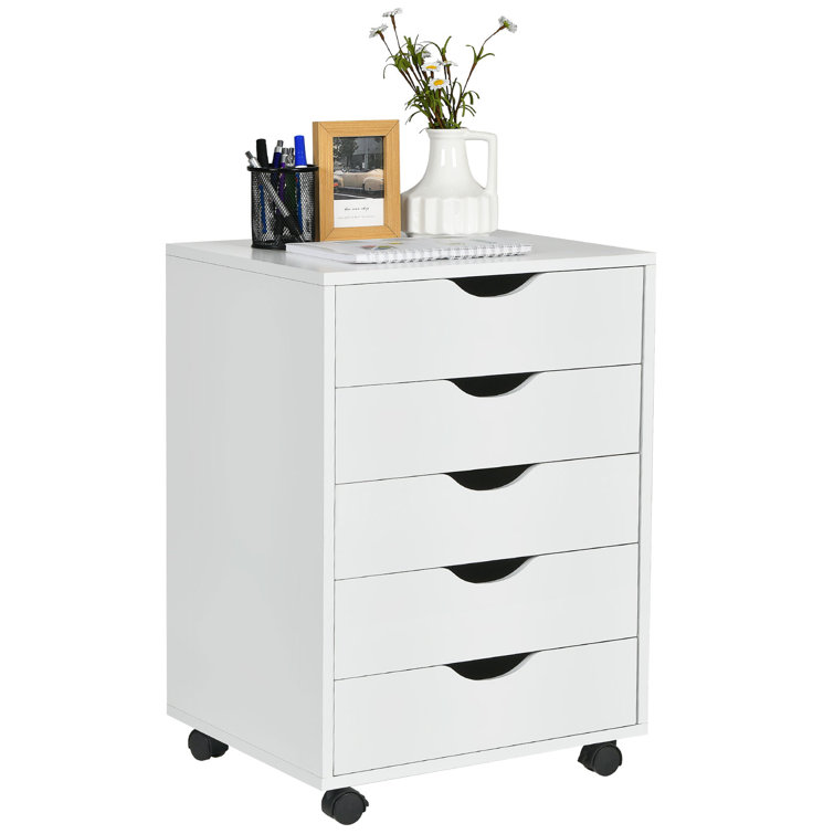Coray 18.7'' Wide 5 -Drawer Mobile File Cabinet