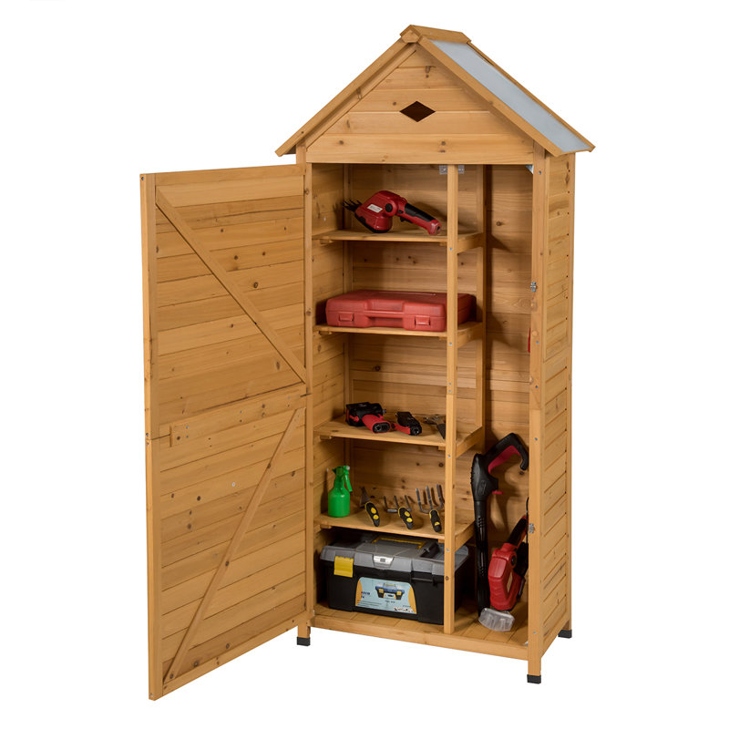 Remise à outils verticale pour l'extérieur H 70 po x l 32 po