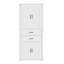 Armoire de rangement avec espace de rangement multifonctionnel, portes avec tablettes de rangement, 2 tiroirs, tablette réglable-1242611004