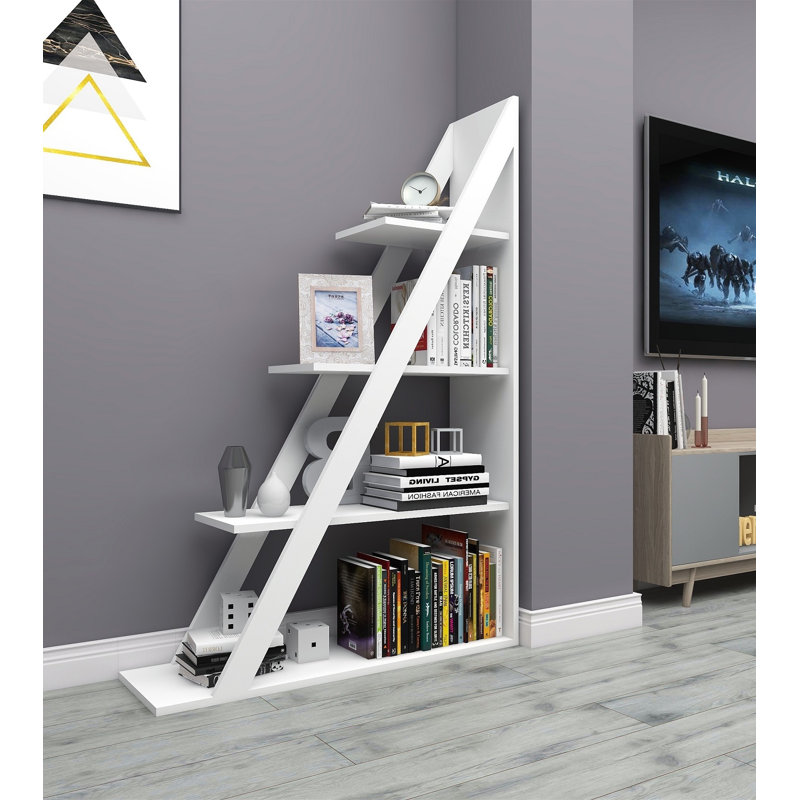 Bookcase 150cm H x 100cm W Etagere Alphonzia, White