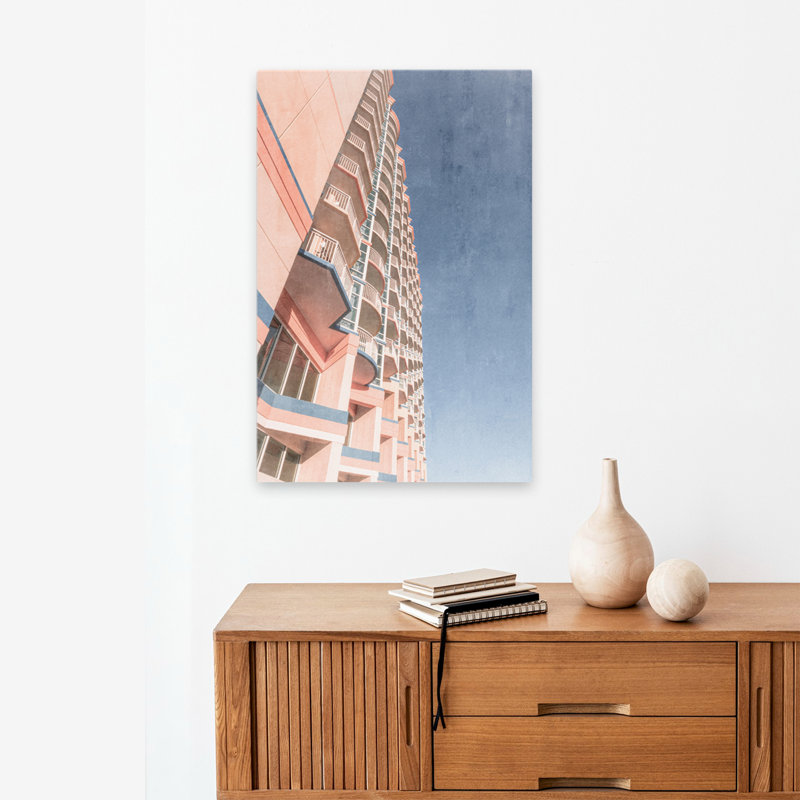 Paysage marin, photographie de paysage urbain moderne, H 24 po x l 16 po