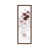 Toile avec cadre en bois brun classique