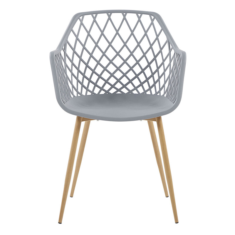 Brosh 46cm H Cross Back Armchair, Light Grey