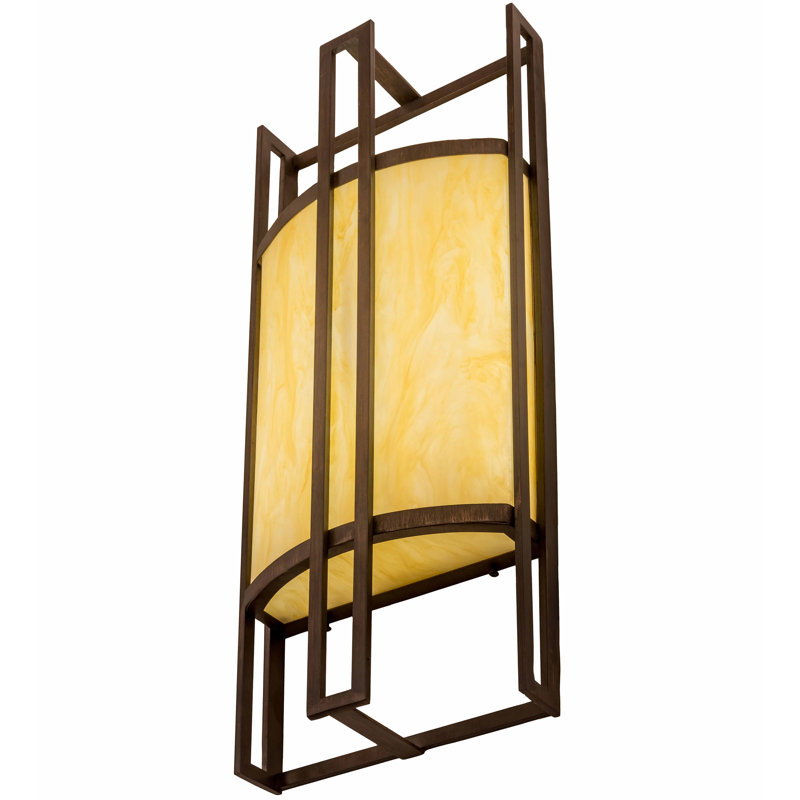 Gore Steel LED Flush Mounted Sconce