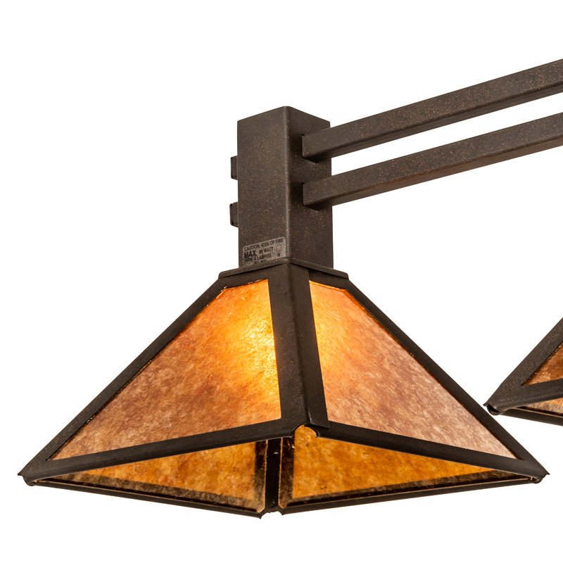 3 - Light Pendant, Amber Mica