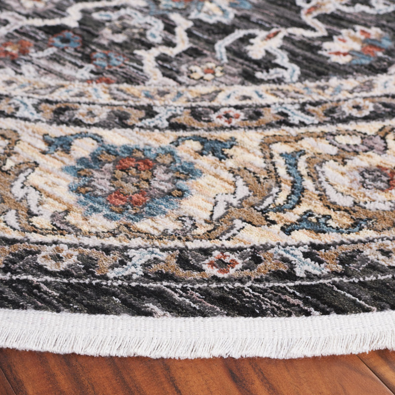 Salot Performance Oriental Rug, Round 6'7"