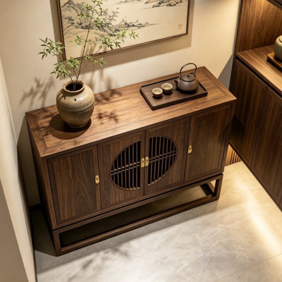 Chinese-style retro light luxury sideboard