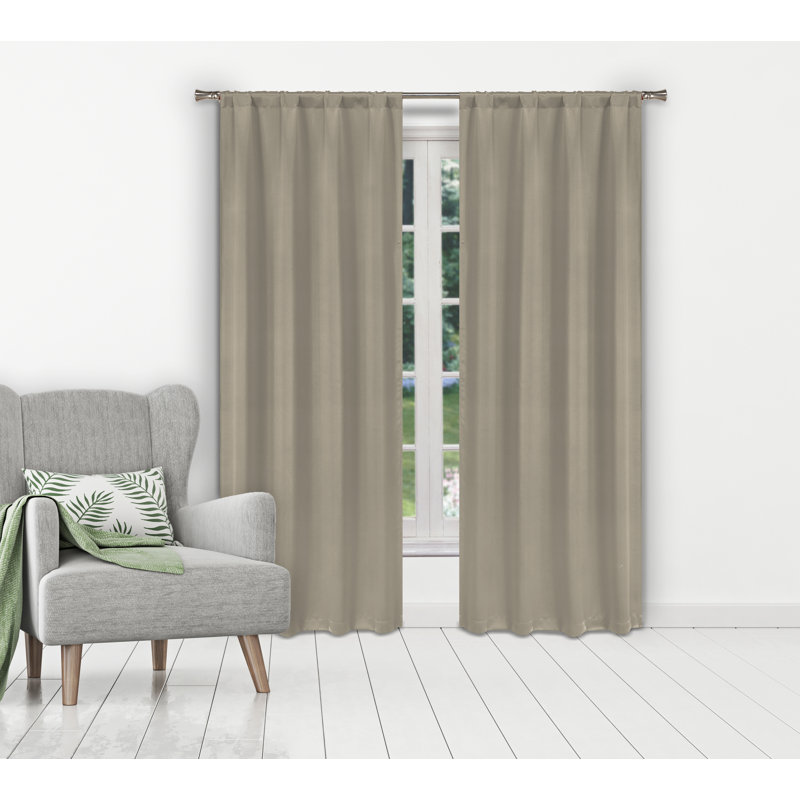 Hardie Blackout Curtain Pair, Stone