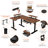 Adjustable Height Modular L-Shaped Steel Standing Desk-555411598
