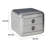 26'' W Metal Nightstand