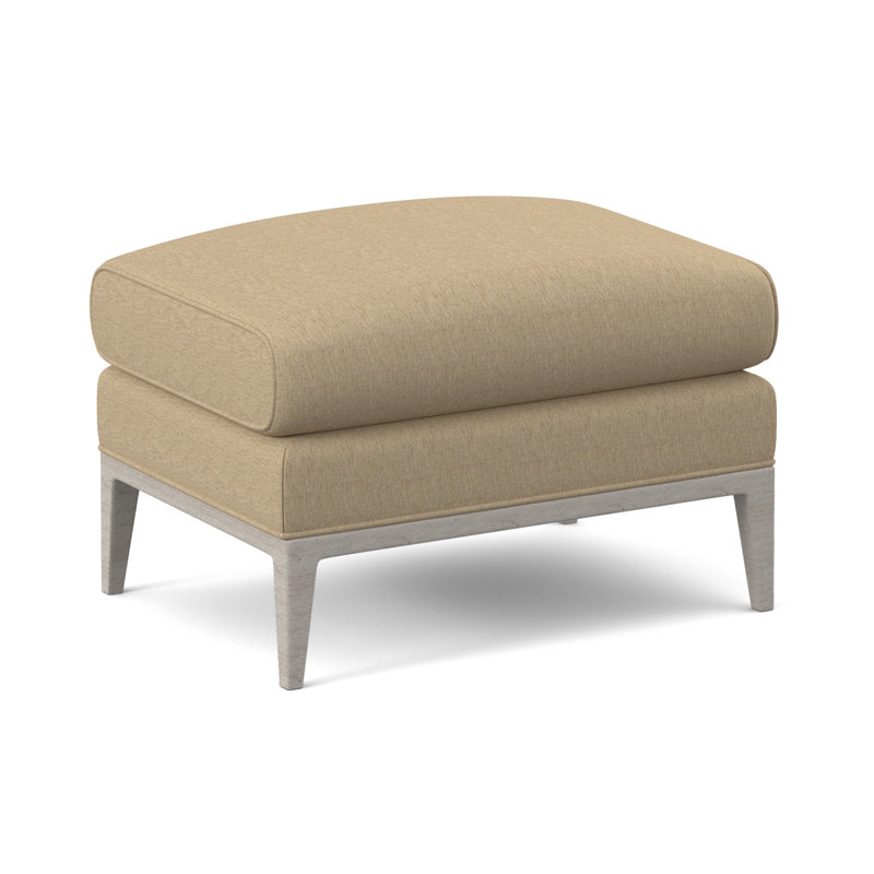 Cooper Ottoman, Filigree Ivory, Bisque