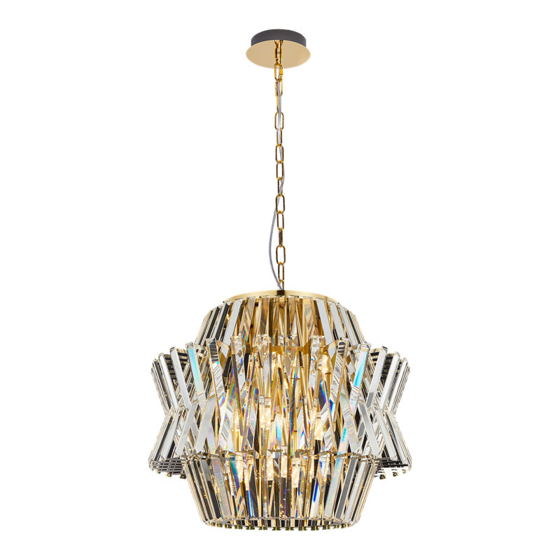 Audran 12 - Light Crystal Pendant, Gold colours, Gold colours