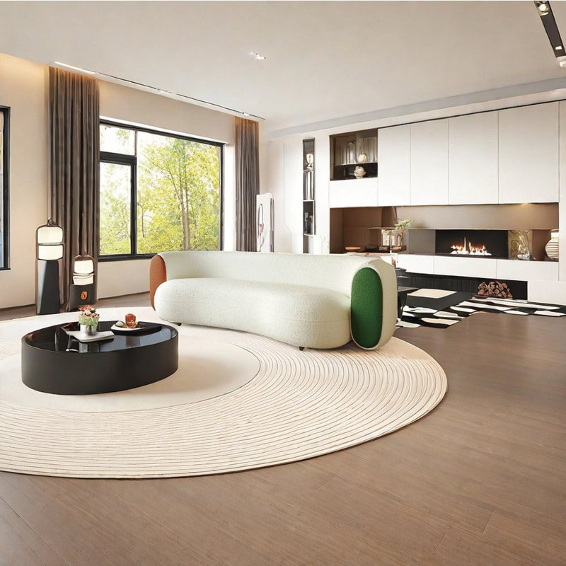 Canapé pour petit appartement Creative, H 26,58 po x l 82,68 po x P 37,4 po, 3