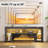 80" Fireplace TV Stand with 50" Electric Fireplace-313311878