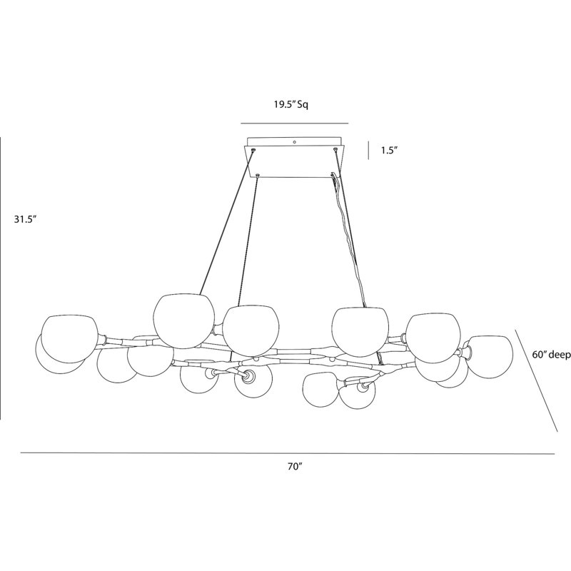 Mahowald 16 - Light Chandelier
