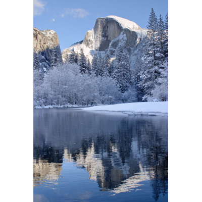 Yosemite in Winter 1 Piece Wrapped Canvas Wall Art
