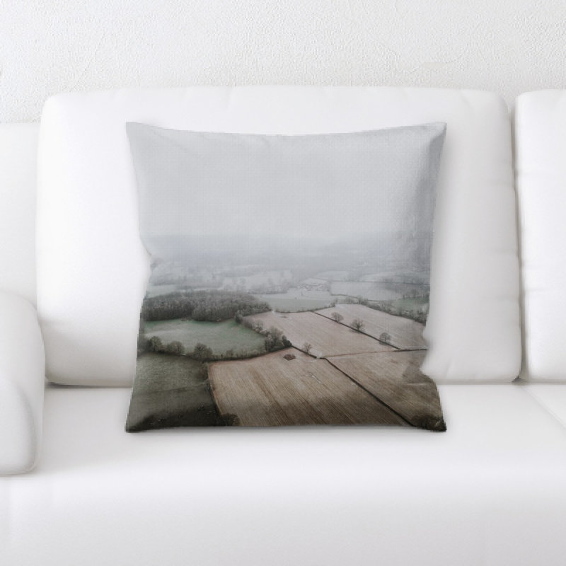 Etheridge Microsuede Reversible Throw Pillow
