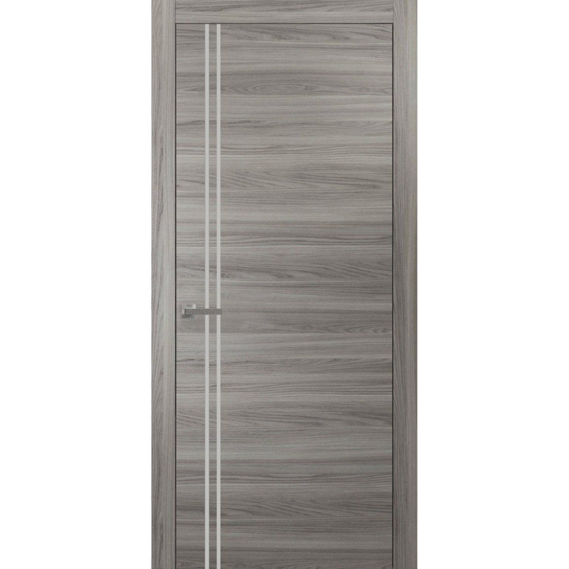 Porte intérieure moderne avec poignée | Planum 0310 | Garniture simple à panneau simple Regural | Salle de bain