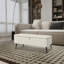 Polyester Upholstered Bench with Flip Top-1810592259
