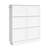 Modern Elegant Narrow Tipping Bucket Shoe Cabinet With 6 Flip Drawers, Space Saving Design, Cream Style Entryway Organizer With Adjustable Shelf, Free-Standing Shoe Rack With 3 Silvery Hooks, White-2105263140