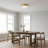 10-in Antique Brass LED Flush Mount-1715801621