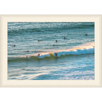 Sagres Portugal Surfer 2 Print by RS Photo