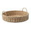 Provence Rattan 16" Circle Tray - Whitewash