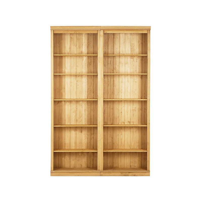 Delbis Solid Wooden Library Bookcase H:223 W:148 cm