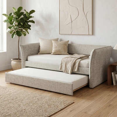Kelling Upholstered Platform Daybed With Trundle