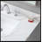Ahlam 37.00'' Single Bathroom Vanity with Ceramic Top