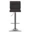Tabouret de bar rembourré à hauteur réglable Abdussamad-19916901