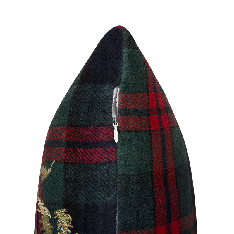 Neely Plaid Square Cushion