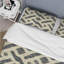 Ensemble de housse de couette beige et gris Midcentury Maze III - Midcentury-109174586