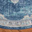 Tapis oriental bleu marine / ivoire Barcus-2140057796