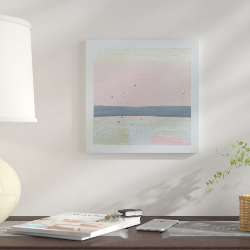 « coucher de soleil », reproduction sur toile, H 12 po x l 12 po x P 0,75 po, Pas de tapis, Toile tendue